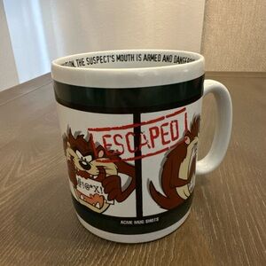 Tasmanian Devil Acme XL Mug Warner Bros Studio Store Exclusive‎ Escaped 1997